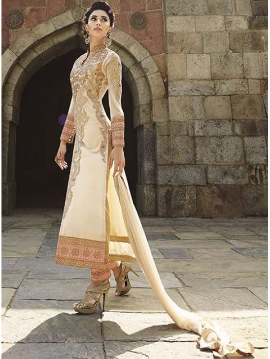 8006 BEIGE AAFREEN ADAA STYLISH ANARKALI SUIT