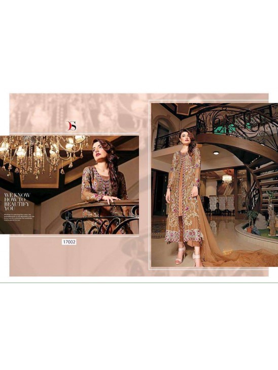 Brown Pakistani Designer Wedding Salwar Suit