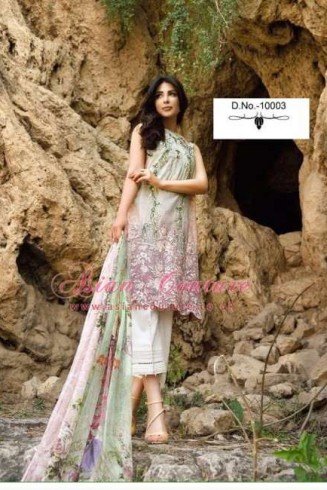 Pure Cambric Cotton Pakistani Salwar Suit