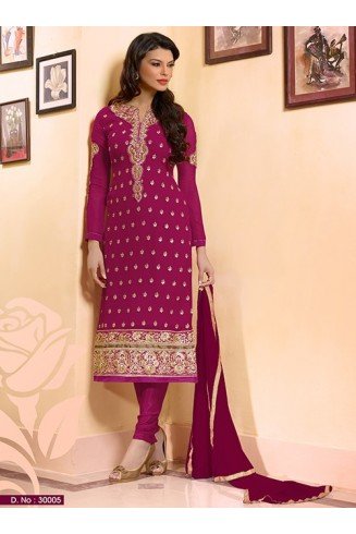 3005 Hot Pink Aashirwad Designer Salwar Kameez Suit 