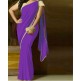 Z1 Stunning Georgette Pearl Embroidered Saree with heavy pearl blouse