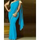 Z1 Stunning Georgette Pearl Embroidered Saree with heavy pearl blouse