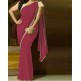 Z1 Stunning Georgette Pearl Embroidered Saree with heavy pearl blouse