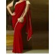 Z1 Stunning Georgette Pearl Embroidered Saree with heavy pearl blouse