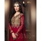 4301 RED "CELEBRITY ISSUE” FLOOR LENGTH EMBROIDERED ANARKALI SUIT