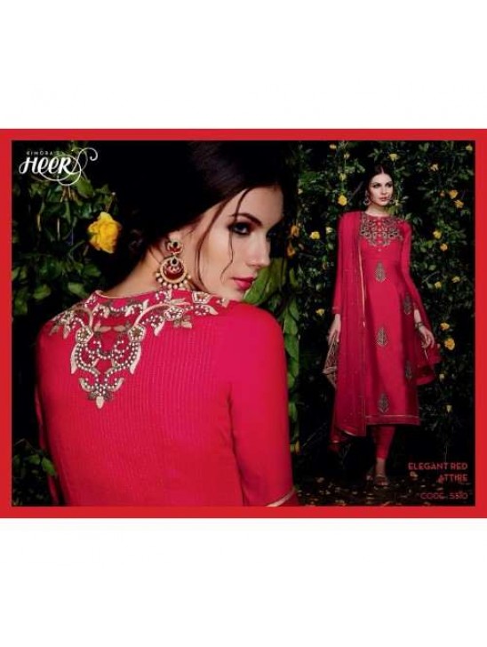 5310 Red Heer Designer Suit