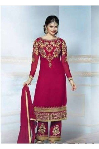 Red & Gold Indian Punjabi Style Wedding Salwar Suit