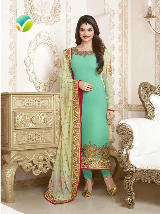 Mint Designer Indian Wedding Pakistani Salwar Suit