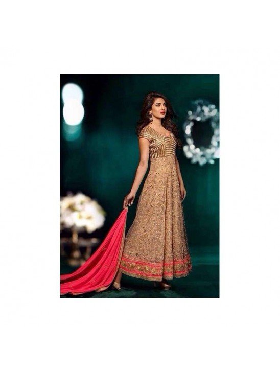 Gold Priyanka Chopra HEROINE Designer Dress