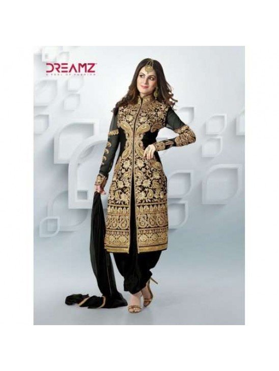 Black DREAMZ VOL-4 WEDDING WEAR SHALWAR KAMEEZ