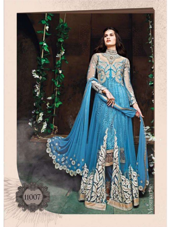 Serenity Blue ZOYA SAPPHIRE WEDDING WEAR DESIGNER DRESS
