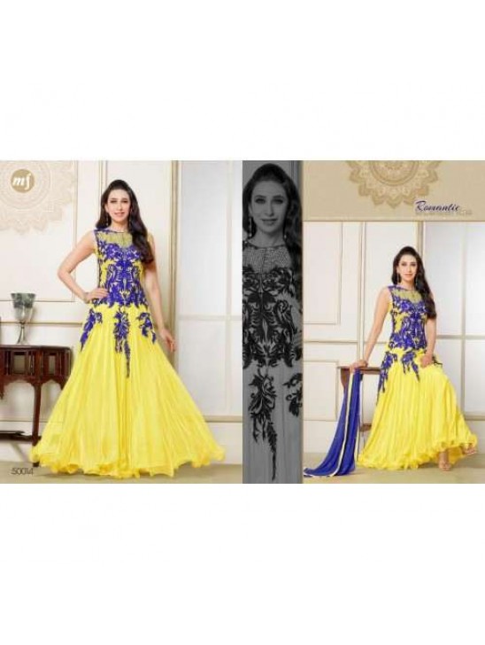 BUTTERCUP YELLOW KARISHMA KAPOOR ELIZA 5 HEAVY EMBROIDERED DRESS