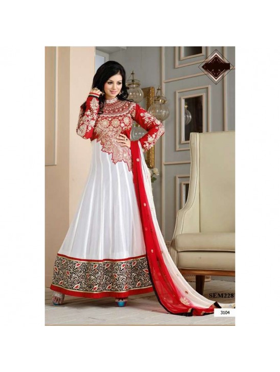 White and Red   AYESHA TAKIA "HUSAN" WEDDING WEAR DESIGNER DRESS