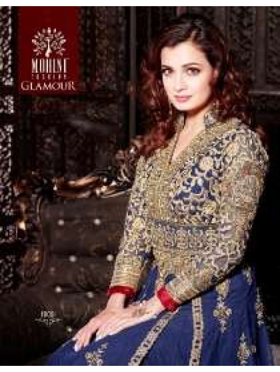 DM19001 Royal Blue Mohini Wedding Designer Suit