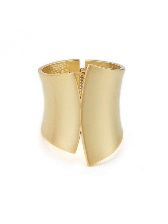 New Catwalk Designer Inspired Chunky Gold Bangle Cuff