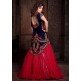 MP21001 Blue With Red Mohini Princess Wedding Wear