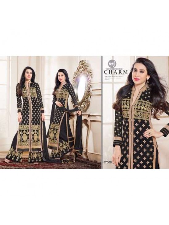 Black and Gold Elezita Salwar Designer Wear