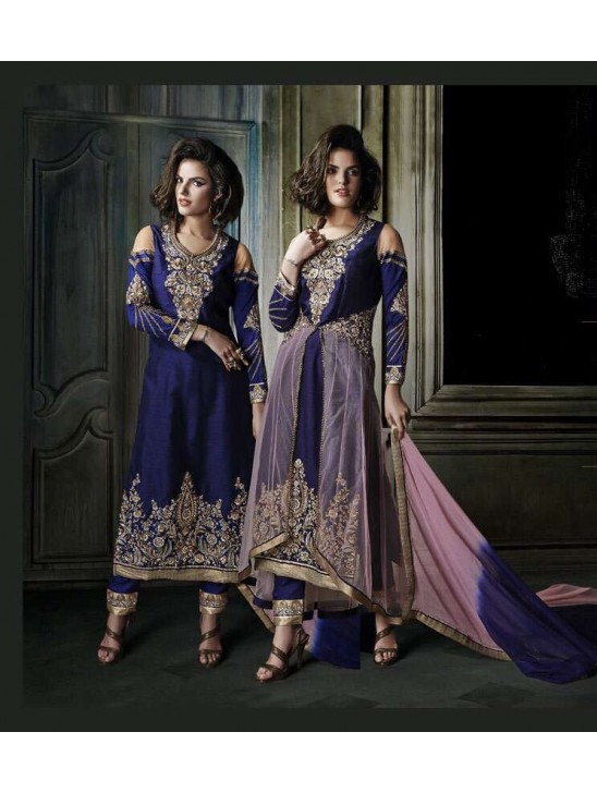 Blue Pakistani Wedding Salwar Suit