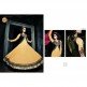 Cream With Black Stunning Hariette Anarkali Salwar Suit 56010