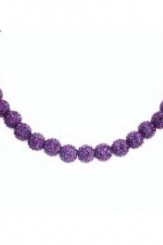 Full New Purple Real Crystal Necklace