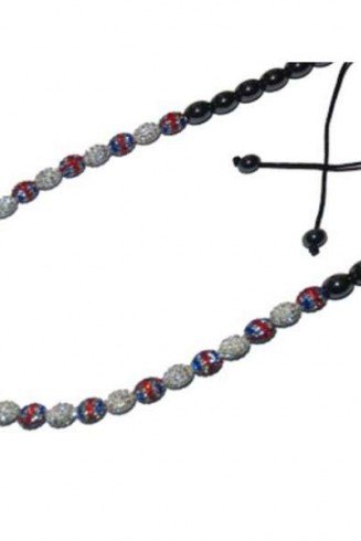 Full New Union Jack Real Crystal Necklace