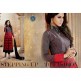 Grey & Red Indian Designer Suit Casual Salwar Kameez