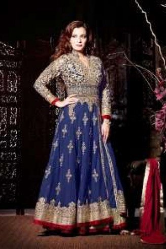 DM19001 Royal Blue Mohini Wedding Designer Suit