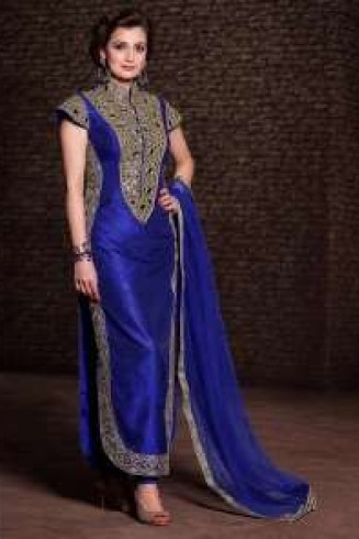 MP21004 Blue Mohini Princess Wedding Wear