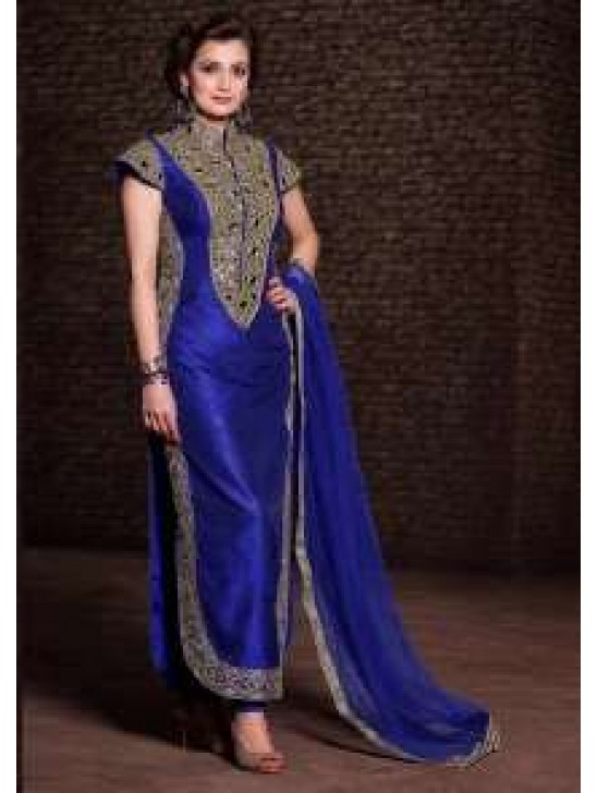 MP21004 Blue Mohini Princess Wedding Wear