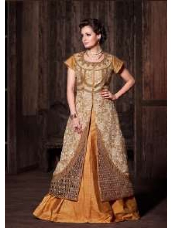 MP21005 Gold Brown Mohini Princess Wedding Wear