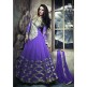 ZCM11003 Purple Zoya Colour Maxi Suit