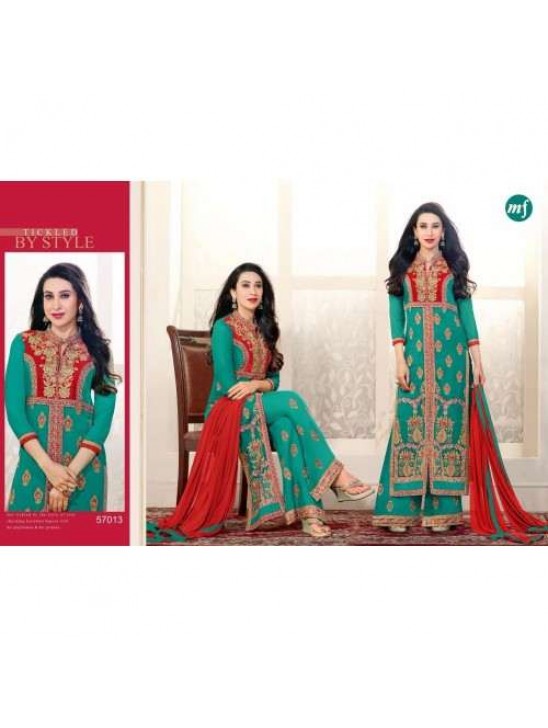 Teal Elezita Salwar Designer Wear