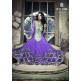 ZCM11003 Purple Zoya Colour Maxi Suit