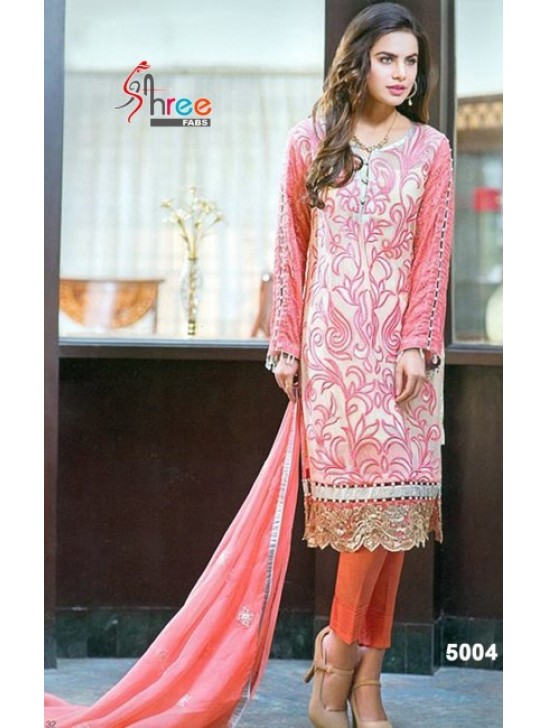 Pink Salwar Suit Pakistani Designer Fabric Party Outfit