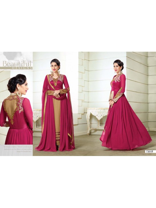 MF73018 FUSCHIA COLOUR ELEZITA DESIGNER SALWAR KAMEEZ SUIT