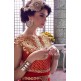 Red Indian Wedding Gown Pakistani Designer Anarkali Dress