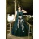 ZF15001 GREEN ZOYA FEELINGS WEDDING WEAR VELVET DRESS