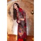 ZVL-18 RED SILK VELVET GUL AHMAD SALWAR KAMEEZ SUIT [ Replica ]