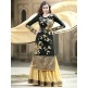 Black & Gold Lehenga Choli Pakistani Designer Wedding Outfit