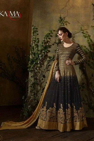 8102 BLACK KARMA TRENDS ANARKALI DRESS