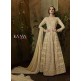 8107 CREAM KARMA TRENDS ANARKALI DRESS