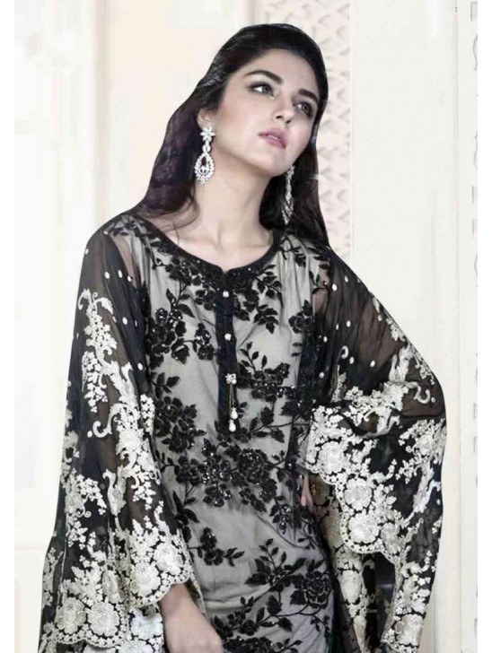 BD02 BLACK MARIA B STYLE PAKISTANI SALWAR KAMEEZ SUIT