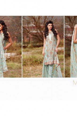 M1262 LIGHT GREEN MOTIFZ INSPIRED PAKISTANI QUALITY COPY