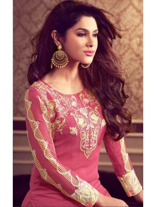 PINK SALWAR INDIAN PARTY WEAR SUIT