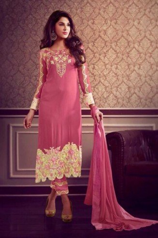 PINK SALWAR INDIAN PARTY WEAR SUIT