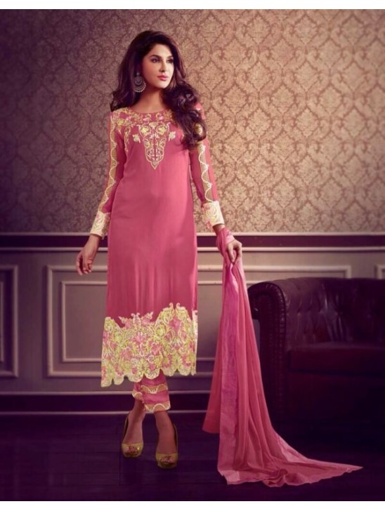 PINK SALWAR INDIAN PARTY WEAR SUIT