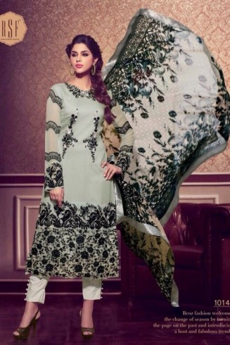 GREY RSF RIYAL INDIAN PARTY WEAR SUIT