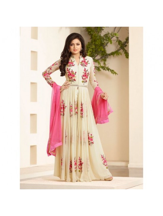 BESTSELLER 86003 CREAM NITYA PARTY WEAR DESIGNER SUIT