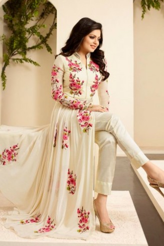 BESTSELLER 86003 CREAM NITYA PARTY WEAR DESIGNER SUIT