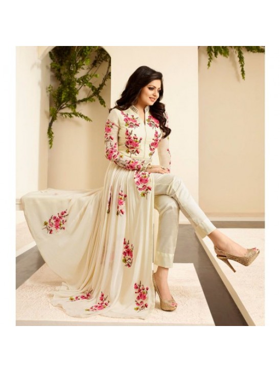 BESTSELLER 86003 CREAM NITYA PARTY WEAR DESIGNER SUIT